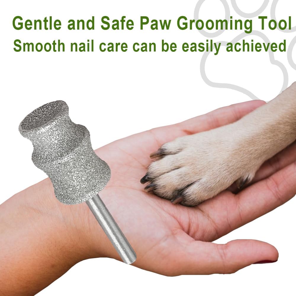 Diamond Dog Nail, 1/8'' Nail Tool for Dogs, for Animals Nail Care & Home Grinder Tools for Dogs Combo G