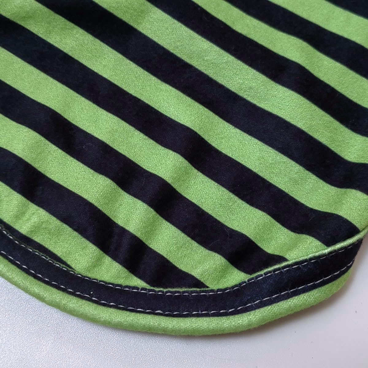 Turtleneck Dog Shirts for Large Dogs, Striped T-Shirt Comfy Stretchy Shirt Puppy Sweater Warm Costumes Pet Pullover Clothes for Big Breeds (Green Striped, 5X-Large)