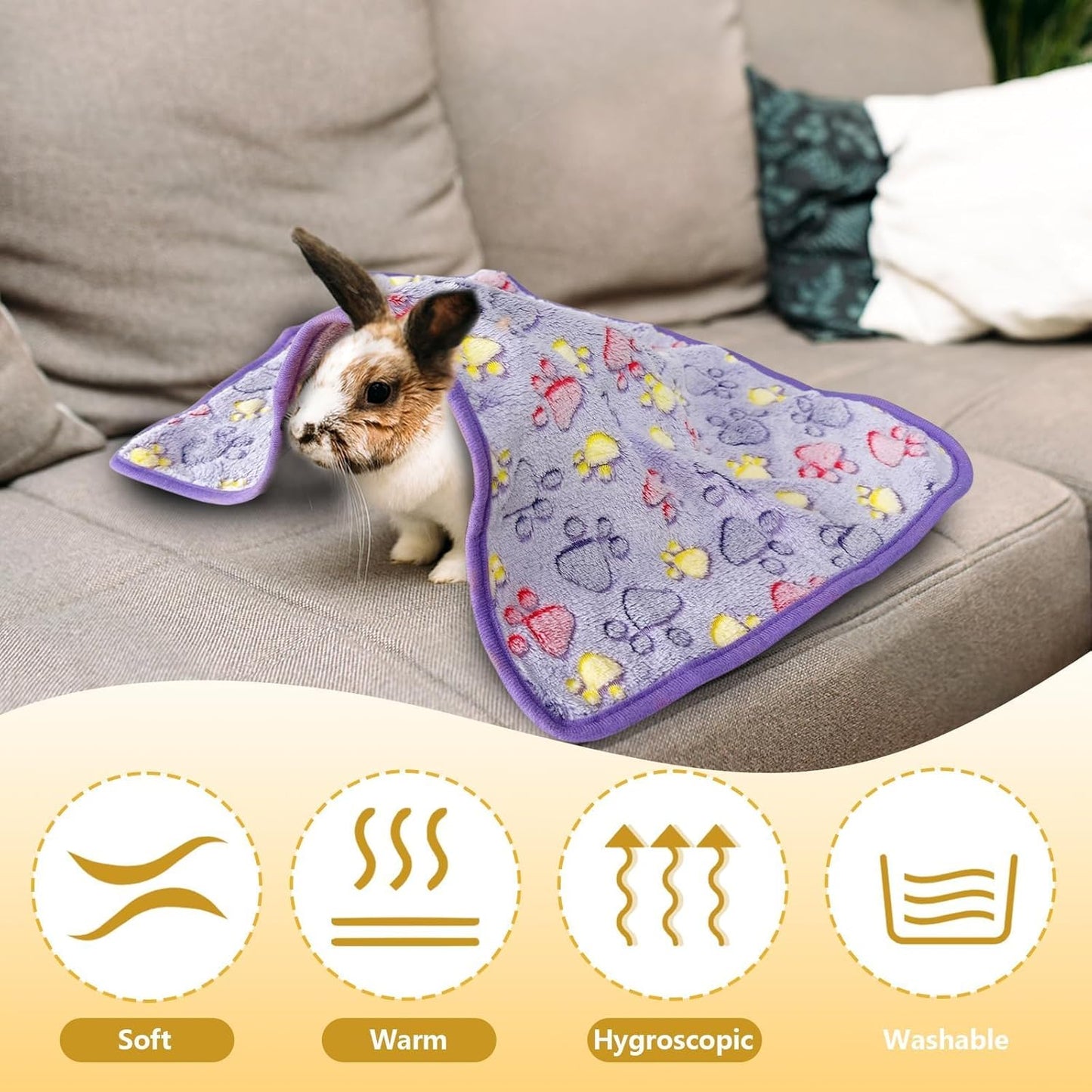 3Pcs Rabbit Scratching Pad 16 ×12'' Natural Sisal Bunny Scratch Pad Sugar Glider Hammock Climbing Cage Mat for Rabbit Bunny Guinea Pig Chinchilla