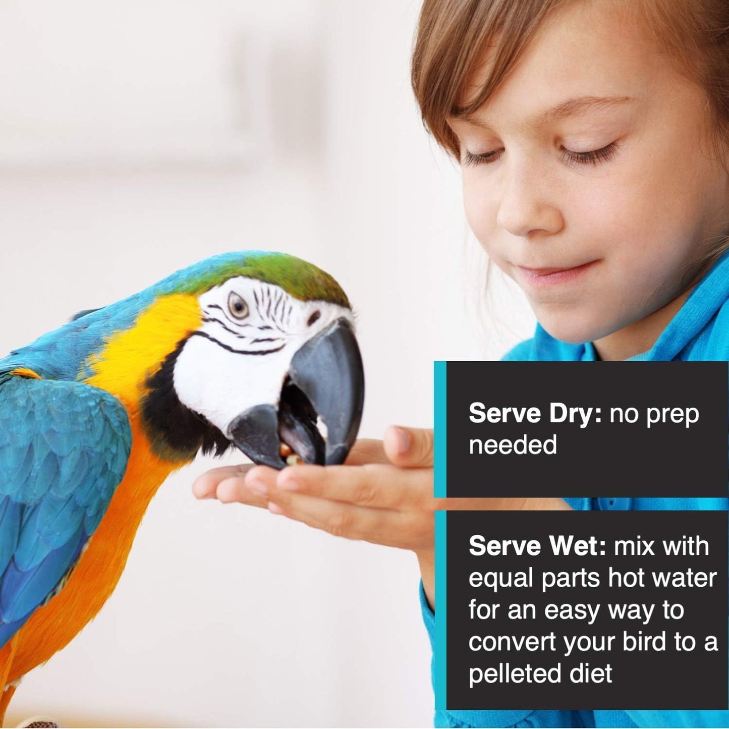 Tropimix Bird Food, Large Parrot Food with Seeds, Fruit, Nuts, Vegetables, Grains, and Legumes, Enrichment Food, 20 lb Bag