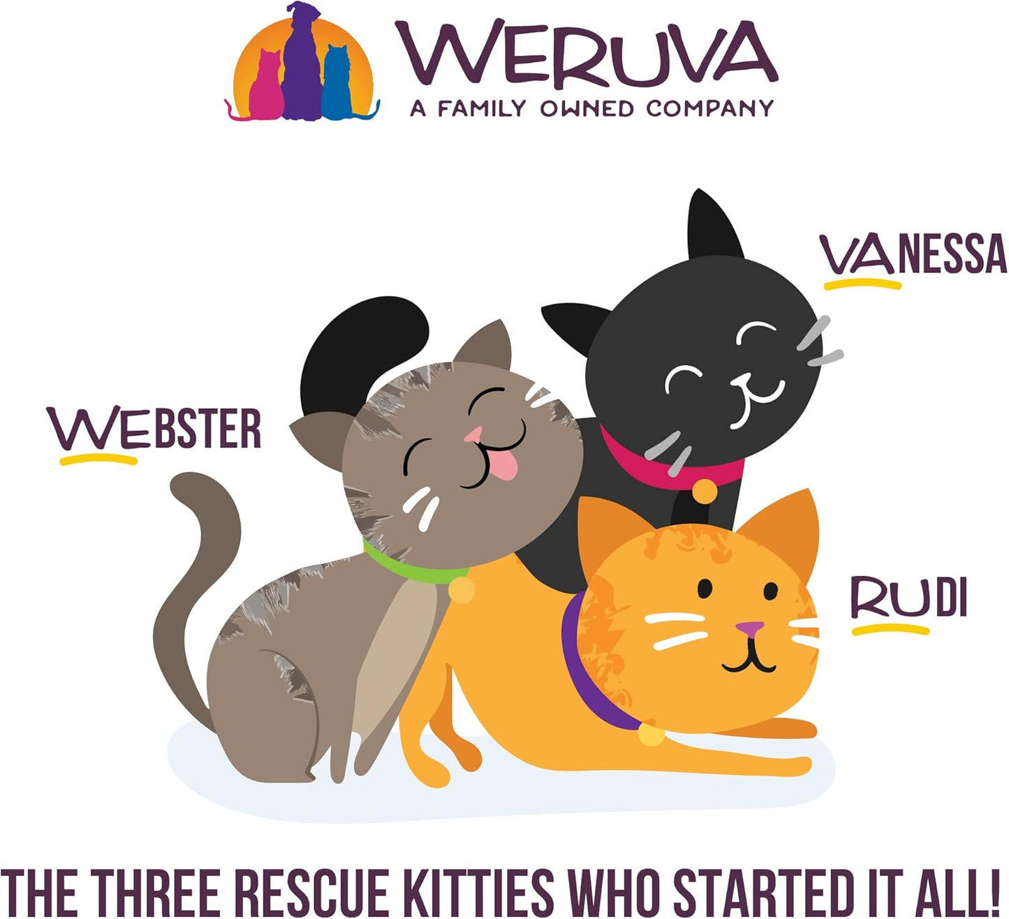 Weruva B.F.F. Play - Best Feline Friend Paté Lovers, Aw Yeah!, Fowl Play Yellow Patés Variety Pack, 2.8oz Can (Pack of 18)