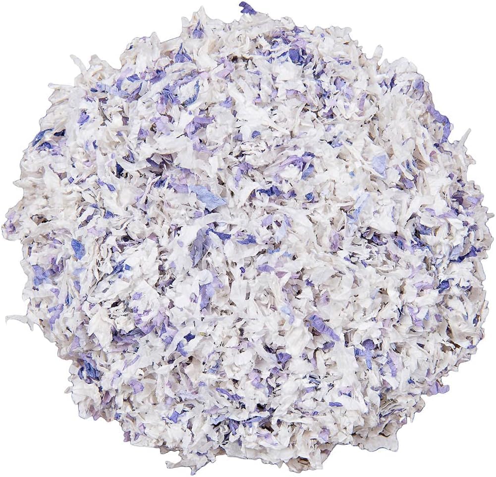 Small Pet Select- White Paper Bedding with Real Natural Lavender. Rabbits, Guinea Pigs, and Other Small Animals, 56L