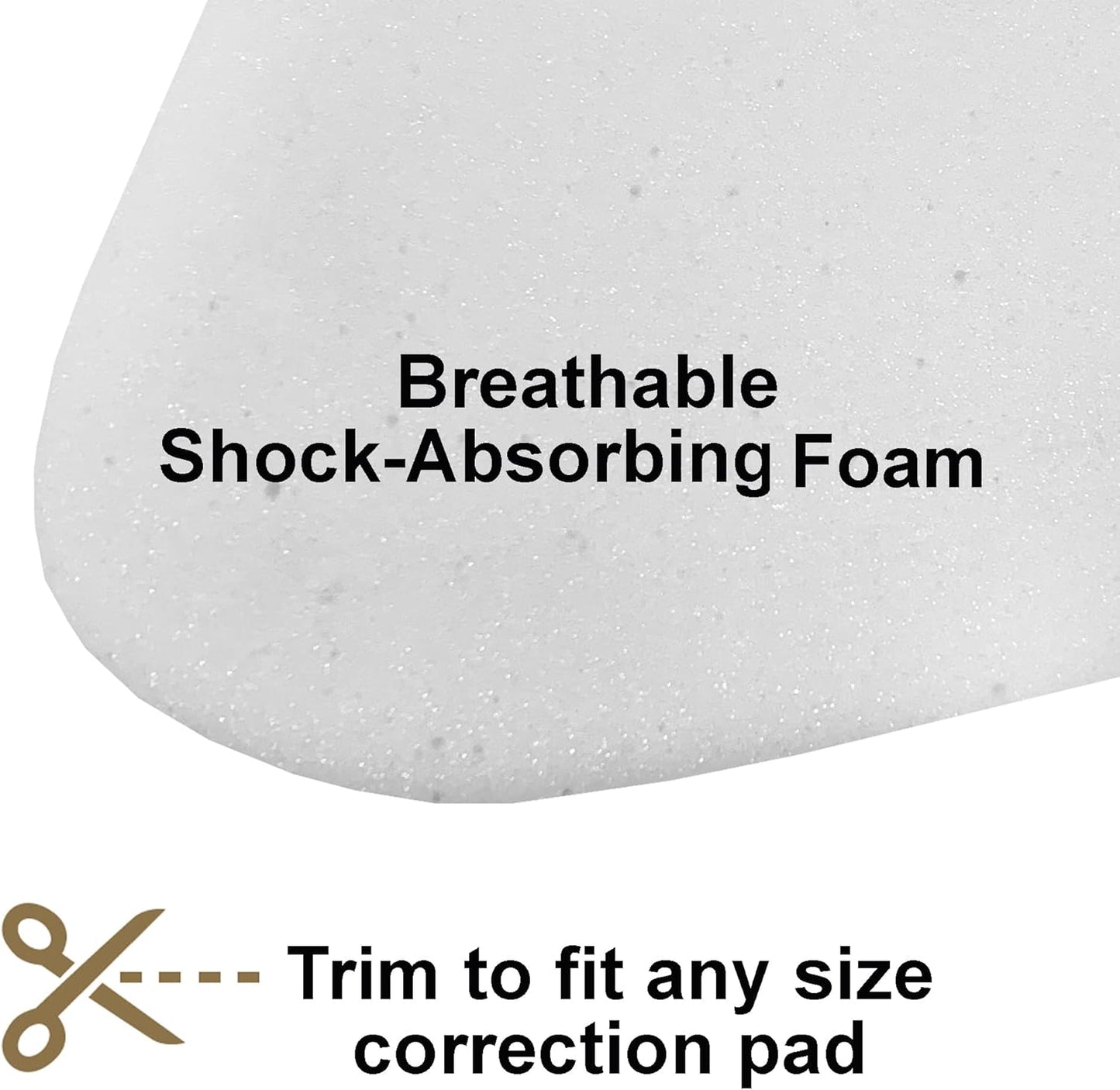 ECP Equine Comfort Products Shock-Absorbing Memory Foam Inserts for Horseback Riding Saddle Pads, Comfort, Cushioned Support for Equestrian Performance and Saddle Fit Adjustment, 12-Pack, White
