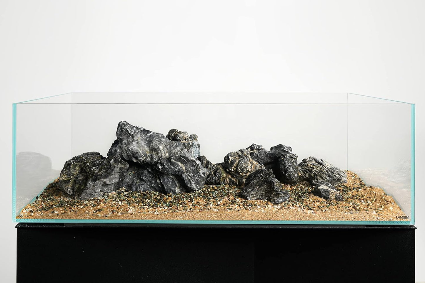 LANDEN Thoreau Aquarium Sand for Aquarium Landscape 2L(7lbs), Fish Tank Gravel, Pea Gravel for Landscaping, Coarse Sand for Plants, Aquarium Granite Sand, Fish Tank Decorative Sand, 2-3mm