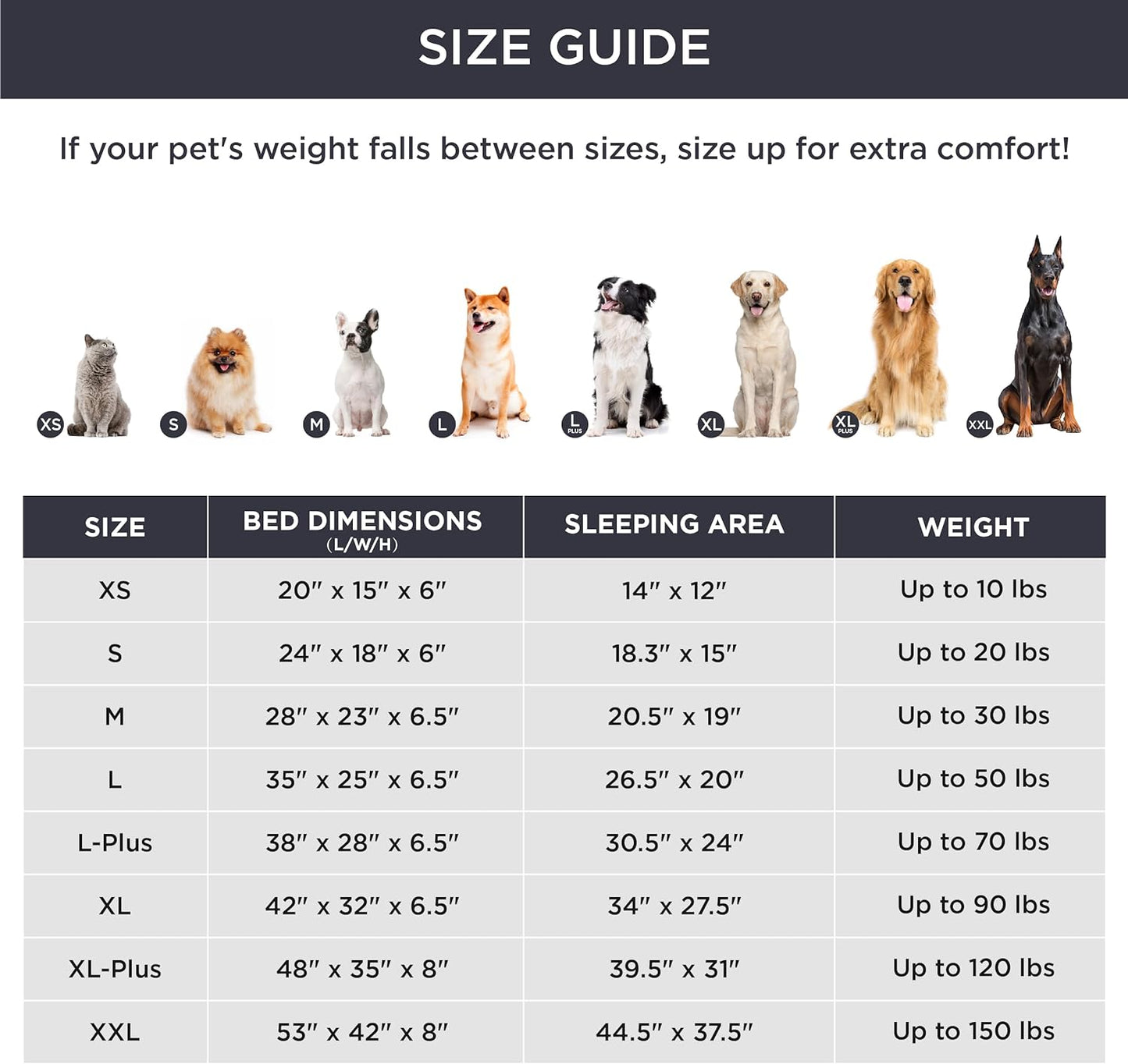 Bedsure XL Plus Orthopedic Dog Bed for Extra Large Dogs - Washable XLarge Dog Cat Bed Waterproof, Comfort Dogs Couch Sofa with Washable Removable Cover, Pet Bed with Nonskid Bottom, Hazel, 48"