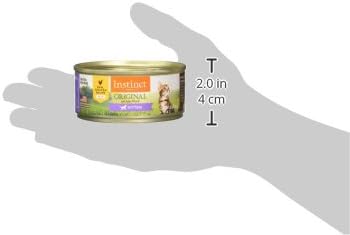 Instinct Original Kitten Wet Cat Food, Pate, Grain-Free - Real Chicken, 5.5 oz. Cans (Pack of 12)