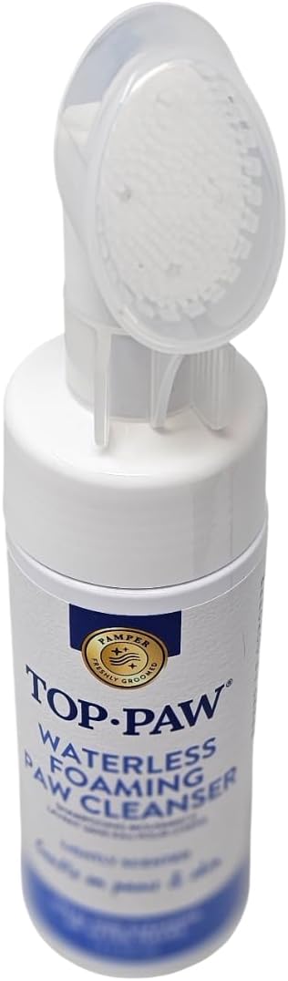 Top Paw Waterless Foaming Dog Paw Cleanser, 5 Ounces