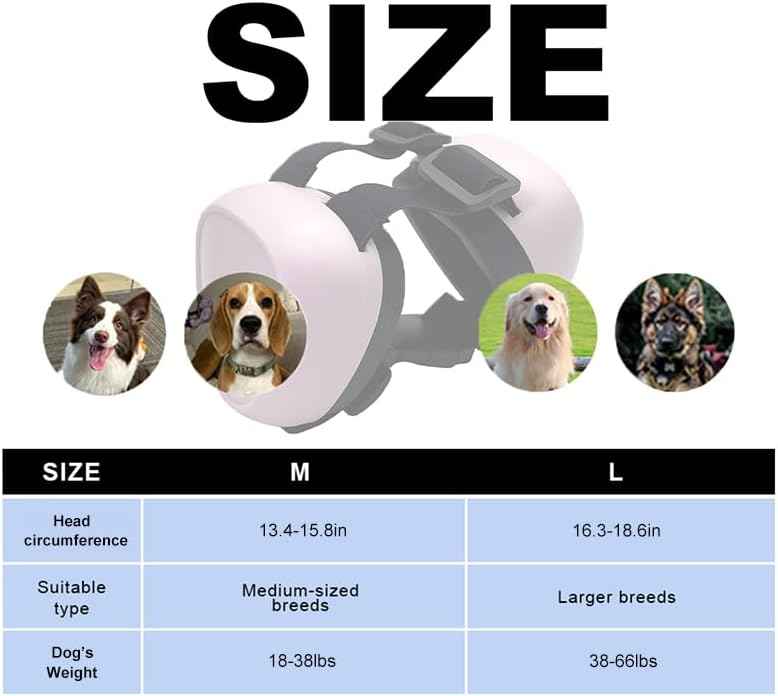 Dog Noise Cancelling Headphones, 29dB NRR Dog Ear Muffs for Hearing Protection