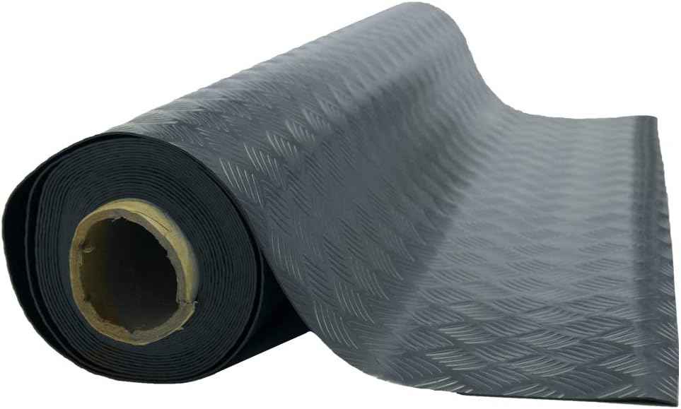 Rubber Cal Diamond-Grip Floor Mat