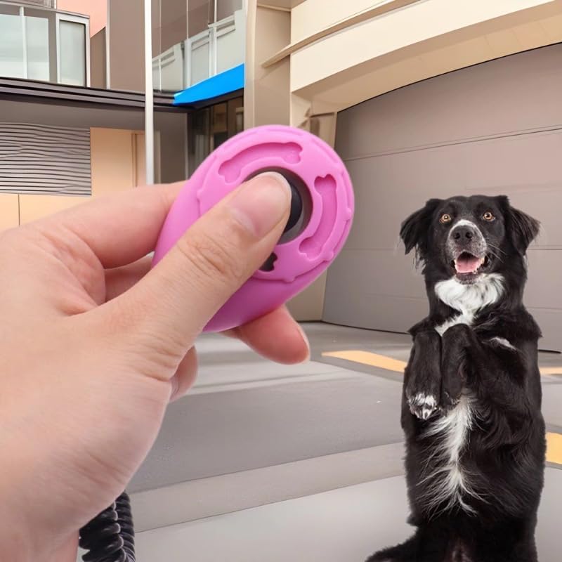 Dog Training Clicker with Wrist Strap, Lightweight Easy to Use, Pet Training Clicker for Cats Puppy Birds Horses