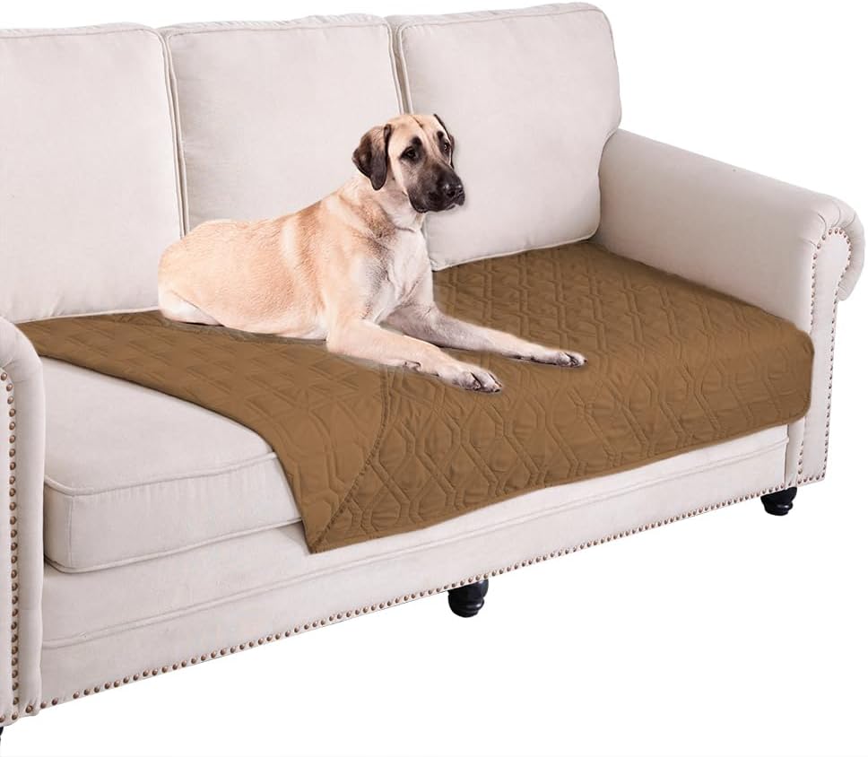 Ameritex Waterproof Dog Bed Cover Pet Blanket for Furniture Bed Couch Sofa Reversible