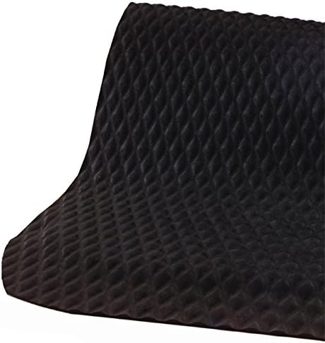 American Floor Mats Hog Heaven 5/8 inch Black & Black Border 3' x 5' Nitrile Backed Anti-Fatigue Comfort Mat