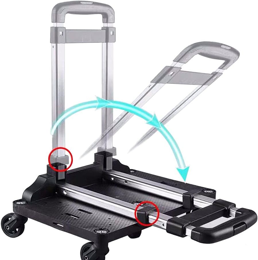 Mr. Peanut's Spinner Wheelbase Luggage Cart, Adding Rolling Functionality to Bags & Pet Carriers