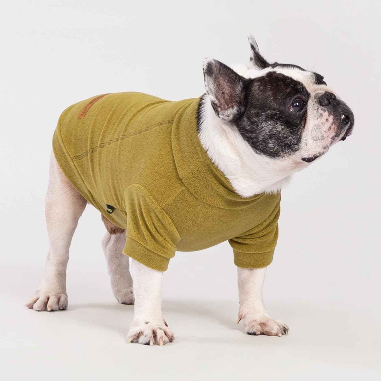 Fitwarm 3 Pack Classic Fleece Dog Sweater, Winter Clothes for Small Dogs Boy Girl, Turtleneck Dog Sweatshirt, Pet Pullover Jumper, Cat Apparel, Black, Olive Green, Cream, XXL