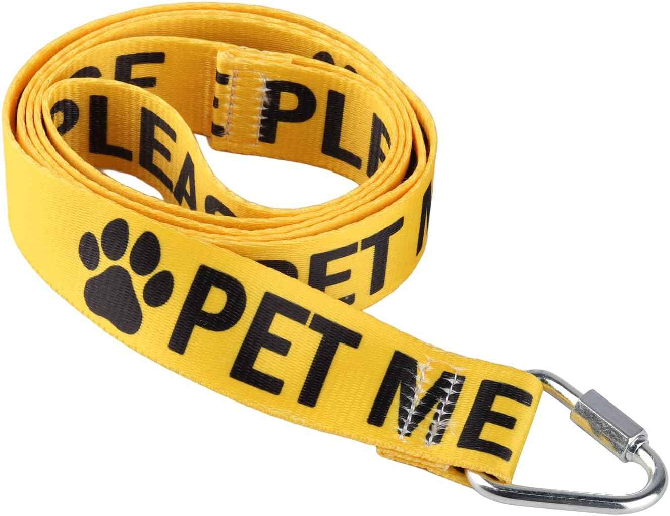 Funny Dog Leash Pet Me Please Leash Walking Training Dog Leashes Dog Owner Pet Lover Gift (Pet Me Please-YE)