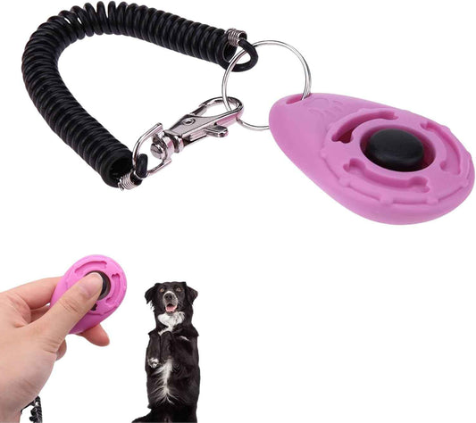 Dog Training Clicker with Wrist Strap, Lightweight Easy to Use, Pet Training Clicker for Cats Puppy Birds Horses