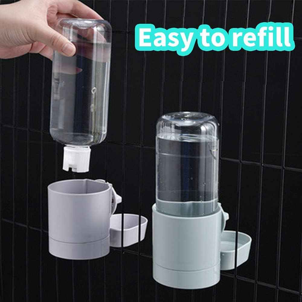 17oz Bunny Water Bottle No Drip for Cage, Hanging Automatic Water Dispenser for Small Animal Guinea Pig Hamster Chinchilla Ferret Rabbit