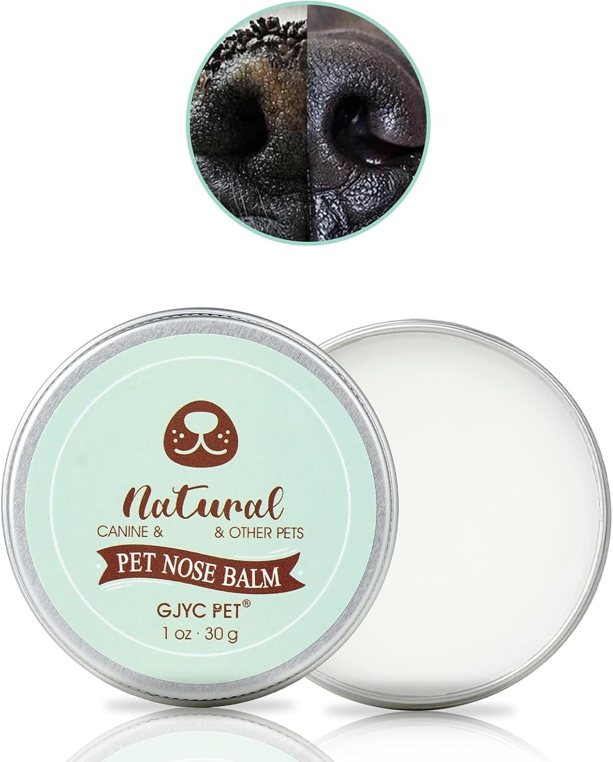 Snout Soother Nose Balm for Dogs & Cats - Natural Healing & Moisturizing Balm for Dry, Cracked Snouts - Plant-Based, Soothing Skin Formula