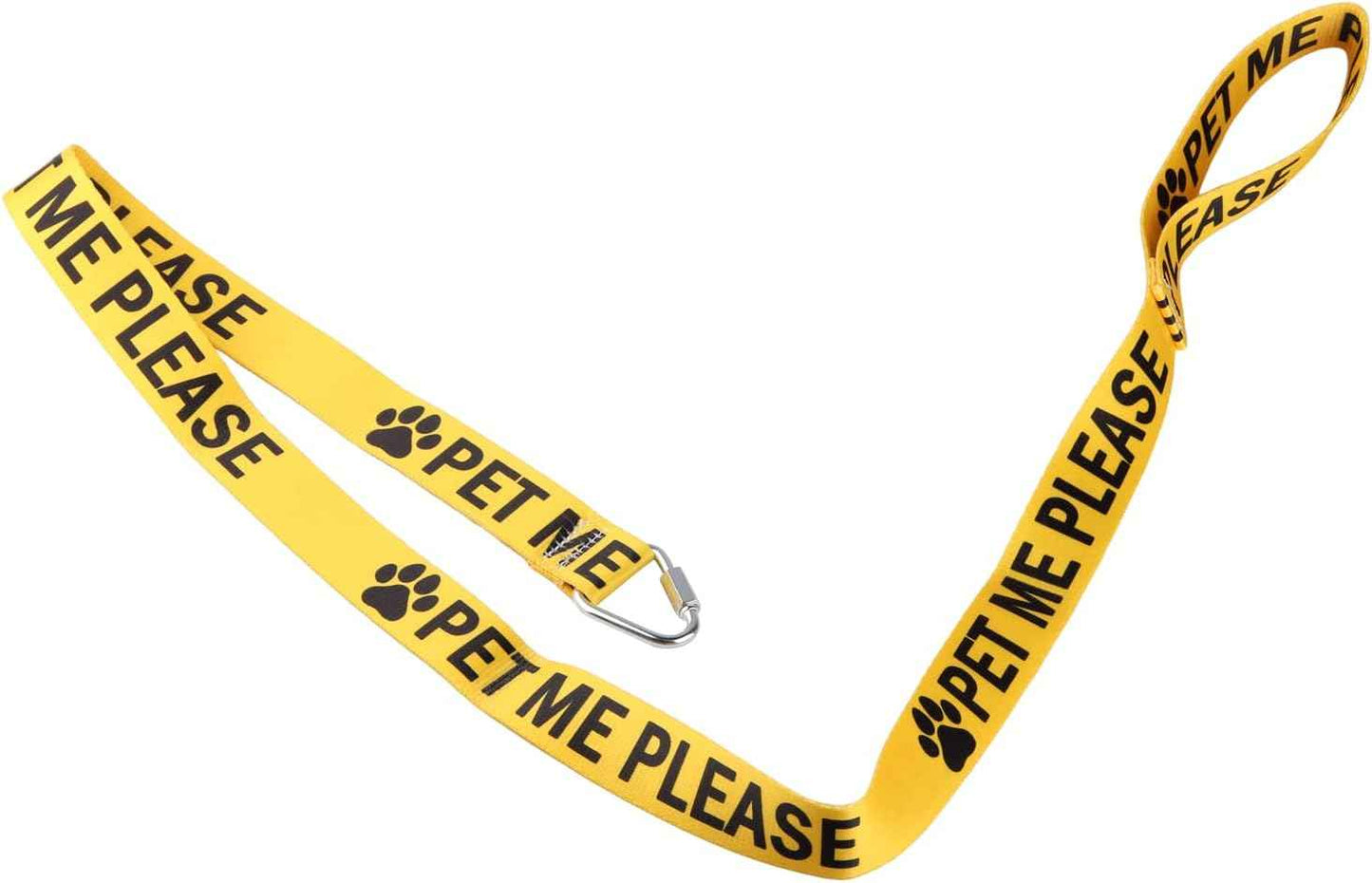 Funny Dog Leash Pet Me Please Leash Walking Training Dog Leashes Dog Owner Pet Lover Gift (Pet Me Please-YE)