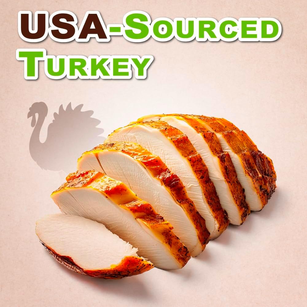 AFreschi Soft Turkey Stick Dog Treats – 6oz, USA-Sourced Trukey, All-Natural, Hypoallergenic, High-Protein, Low-Fat, Healthy & Easily Digestible, Puppy & Training Snack