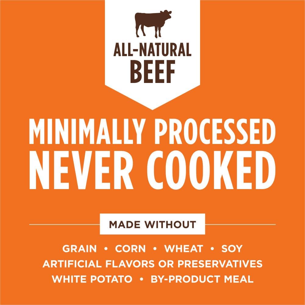 Instinct Raw Boost Mixers, Freeze Dried Dog Food Topper, Grain Free Recipe - All Natural Beef, 14 oz. Bag