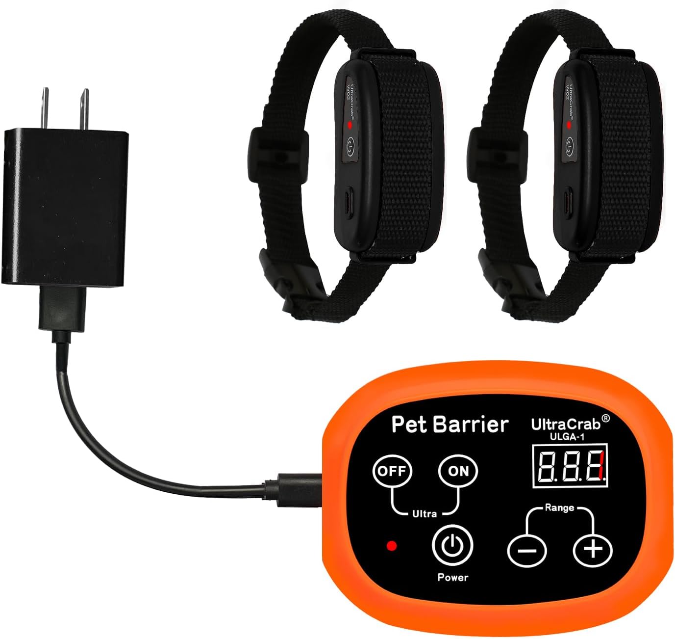Indoor Pet Barrier for 2 Dogs, Wireless Indoor Electric Fence, Pet Gate, Keeps Areas Off Limits, Dog Fence Waterproof/Rechargeable Training Collar (2 Dogs System)