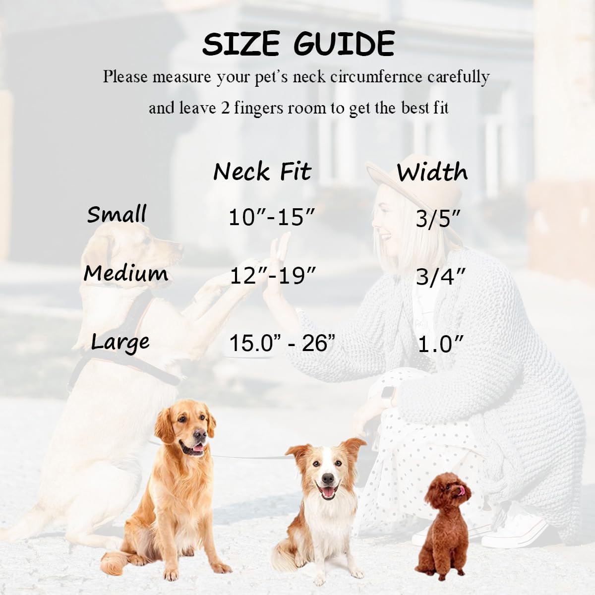 Soft Cotton Hemp Dog Collar with Metal Buckle Adjustable Twilled Dog Collars for Female Small Medium Large Dogs(Pink,Medium)