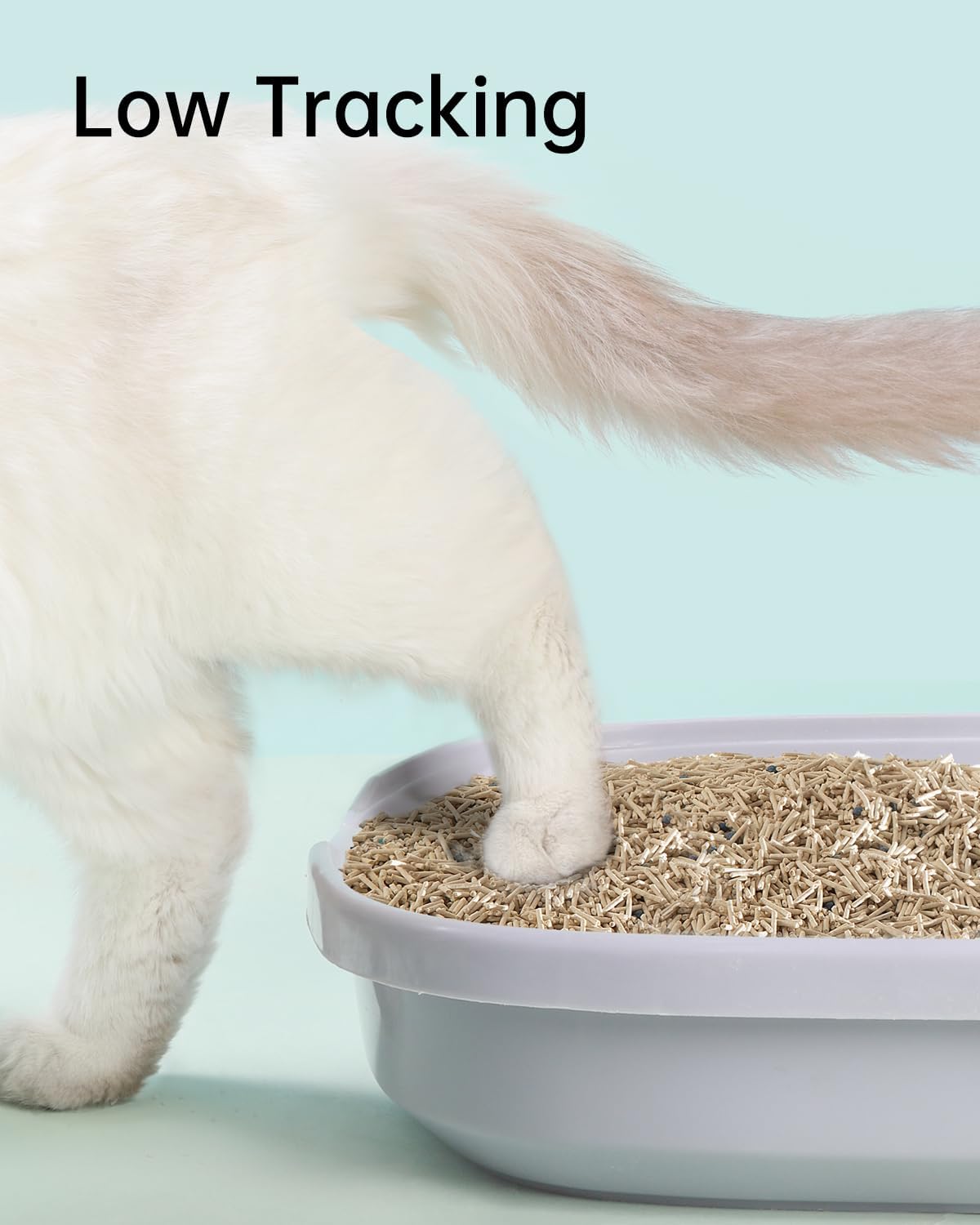 Mixed 4-in-1 Clumping Cat Litter 16.5 lb, Odor Control and Rapid Clumping, Water Absorbent and Flushable, Dust-Free, Multi-Cat, Bentonite Tofu Cat Litter, Milk Scent, 5.5lb/Pack