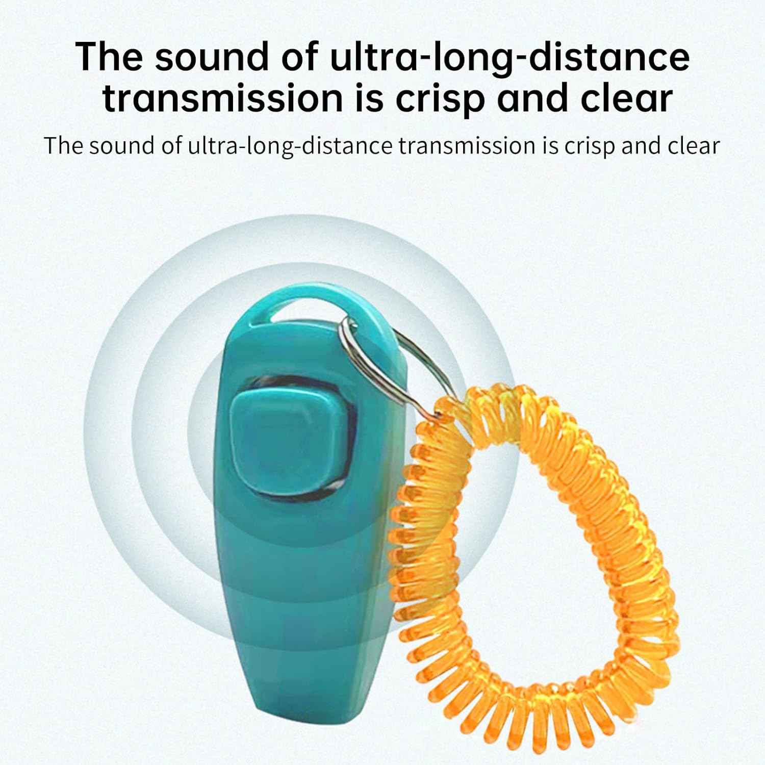 2-in-1 Dog Training Clicker Whistle for Training and Recall, Pet Training Accessories for Puppy, Cats, Horses & Small Animals - 3 Pack with Wrist Strap, Reward and Train Your Pets Efficiently