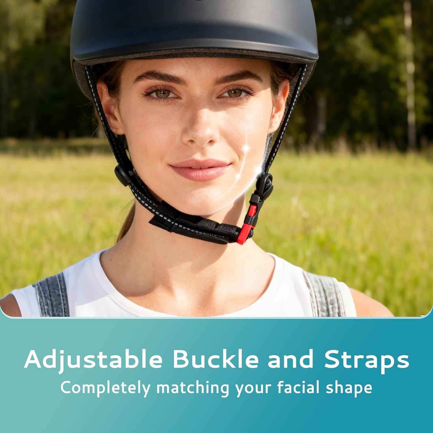 Horse Riding Helmet – Lightweight Equestrian Helmet with Airflow Vents, Adjustable Dial & Removable Liner