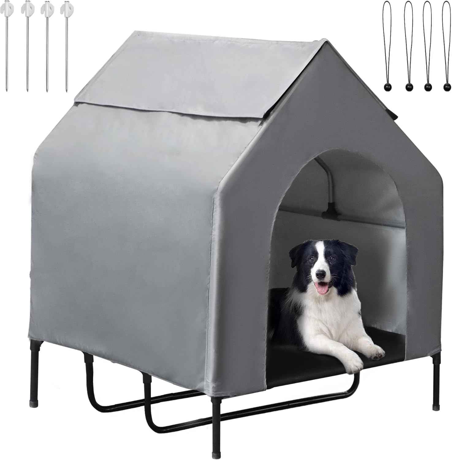 42" Dog House Outdoor for Extra Large Dogs