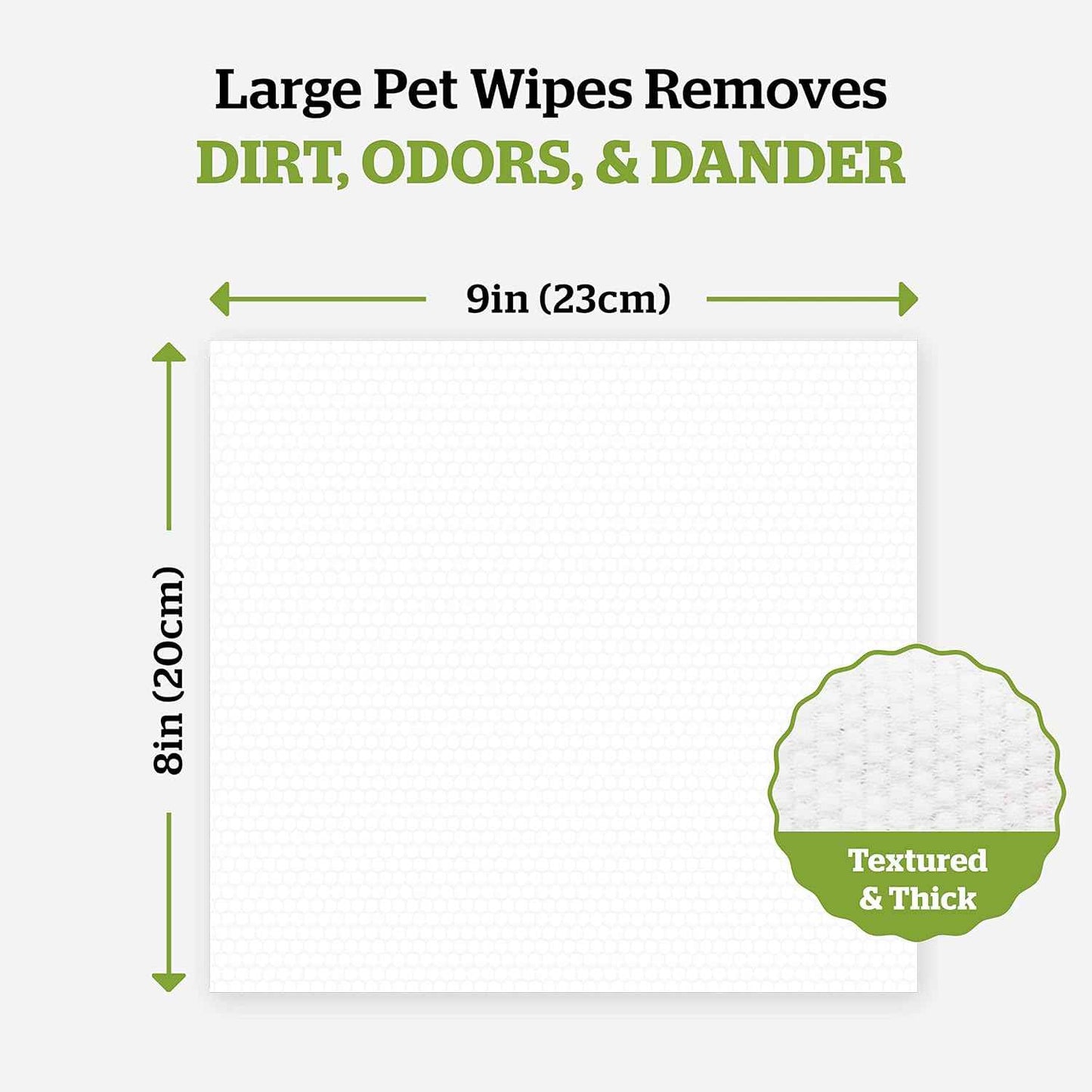 Pogi’s Dog Grooming Wipes – Hypoallergenic Pet Wipes for Paws, Body & Butt – Cleaning & Hydrating, Green Tea Scent, 100-Count