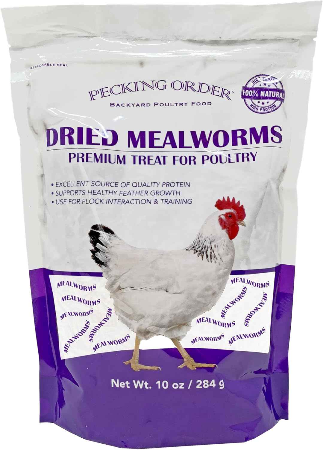 Pecking Order Dried Mealworms - 10 oz