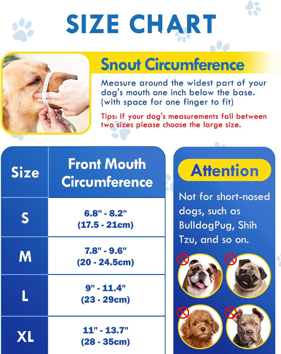 Air Mesh Dog Muzzle，H-Blue-S