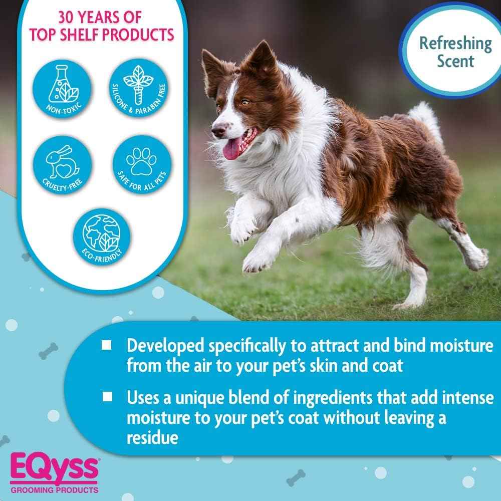 EQyss Premier Pet Spray Marigold Scent - Moisturizes & Conditions for Healthy Skin/Coat, Non-greasy, Adds Shine - Great for Dogs, Cats, Puppies (4 oz)