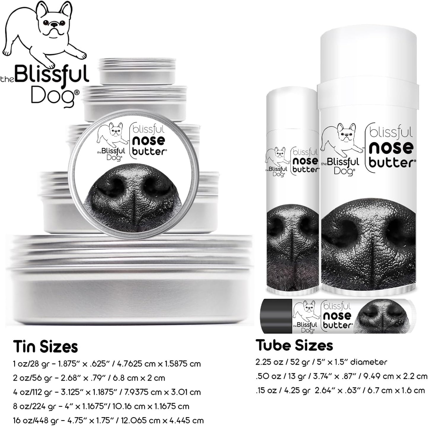 The Blissful Dog Australian Cattle Dog Unscented Nose Butter, 16oz