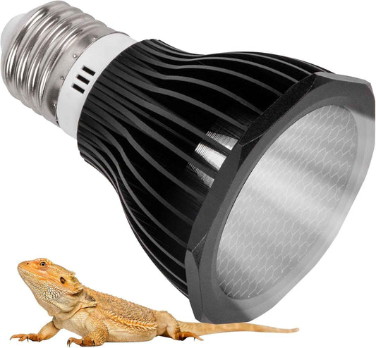 UVB Reptile Light Bulb 10.0, 5W LED High Intensity UV Replacement Lamp Bulbs for Desert Reptiles Bearded Dragons Lizard Tortoise Iguanas Chameleons Snake - 1 Pack