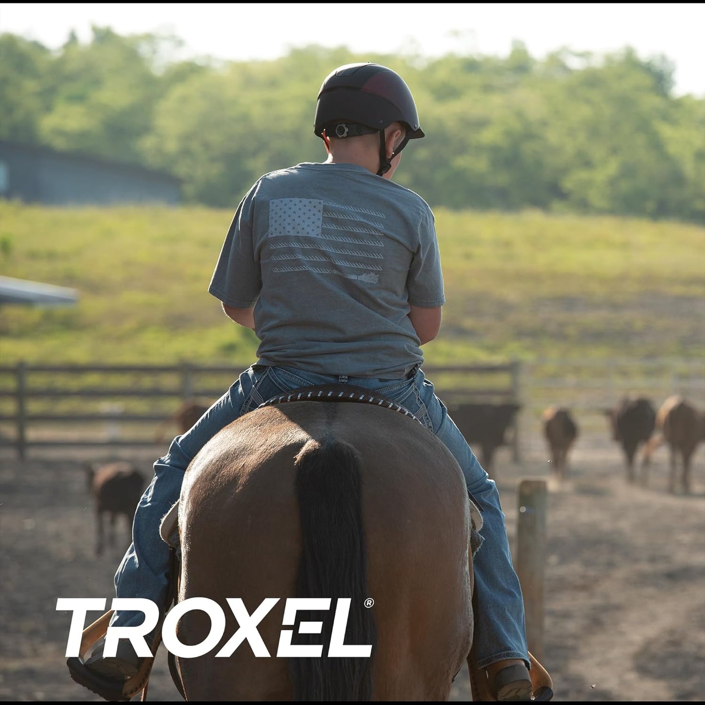Troxel Spirit Full Coverage Horse Riding Helmet, Low-Profile Adjustable Design, Safety Horseback Riding Gear