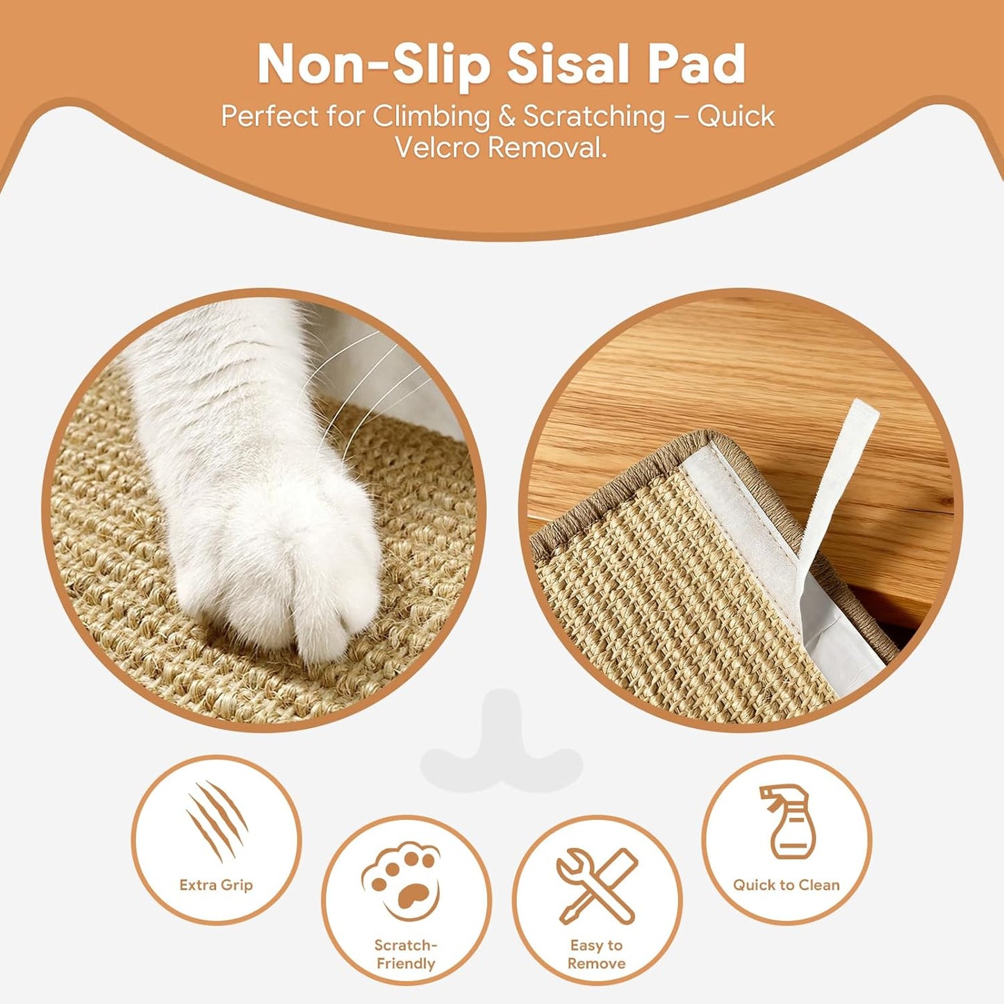 3Pcs 14"×8" Large Cat Wall Shelves - Wall Mounted Cat Shelves, Natural Wood with Fixtures for Large Cats and Kittens for Household Pets Sleeping, Playing, Climbing