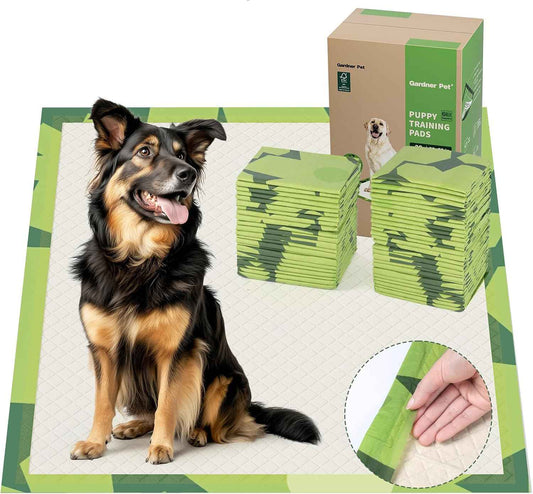 Gardner Pet Disposable Puppy Pads XL, 28" x 30" Dog Pee Pads for Dogs, Super Absorbent & Leak-Proof Full Edge-Wrapping Extra Thick Dog Potty Training Pads (30 Count)