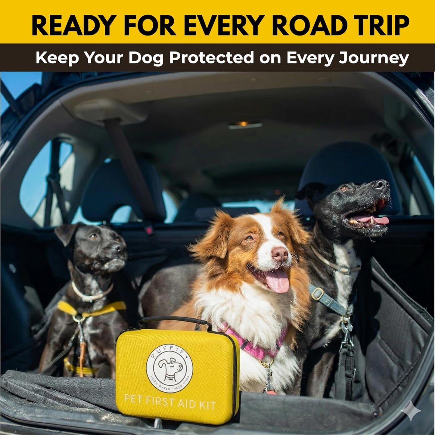 Dog and Cat First Aid Kit – Vet Approved, 74 Essential Items Pet Emergency Kit Accessories for Car, Travel, Hunting, Hiking & Camping Gear with Mini Pouch for Home, Office & Outdoor Adventures
