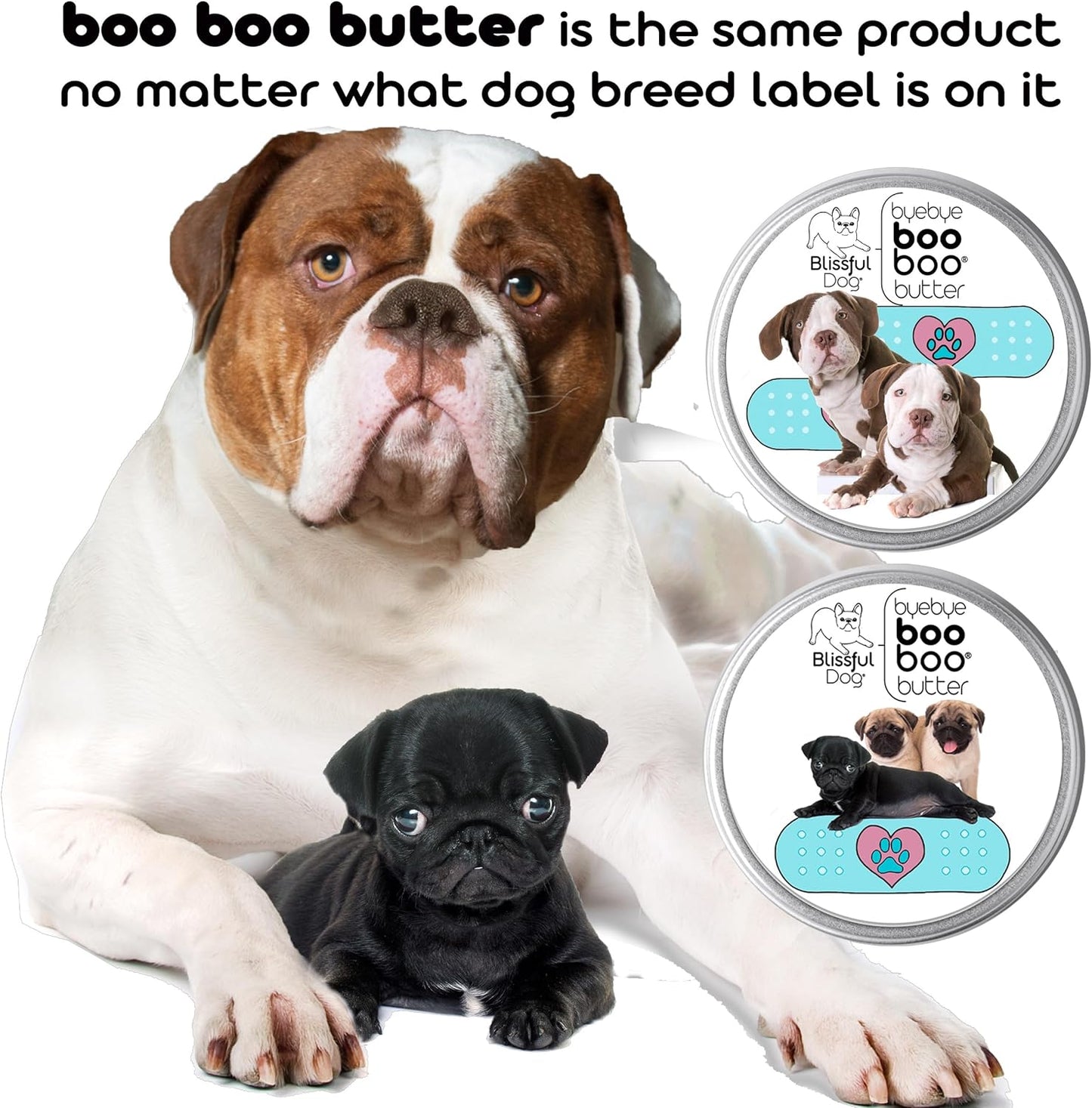 The Blissful Dog .15 oz Tube Olde ENGLISHE Bulldogge Booboo Butter