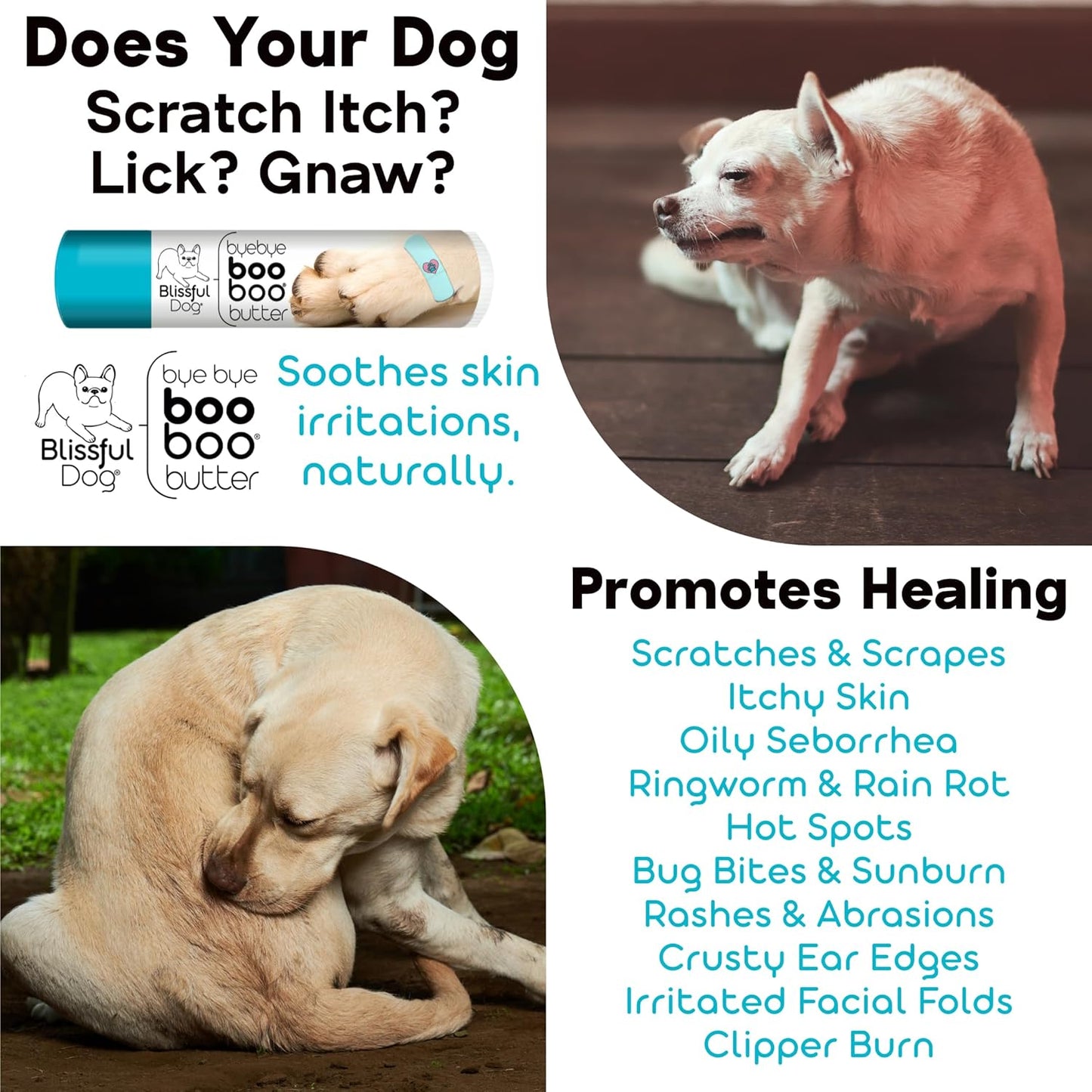 The Blissful Dog Soft Coated Wheaten Terrier Boo Boo Butter, 1 Ounce