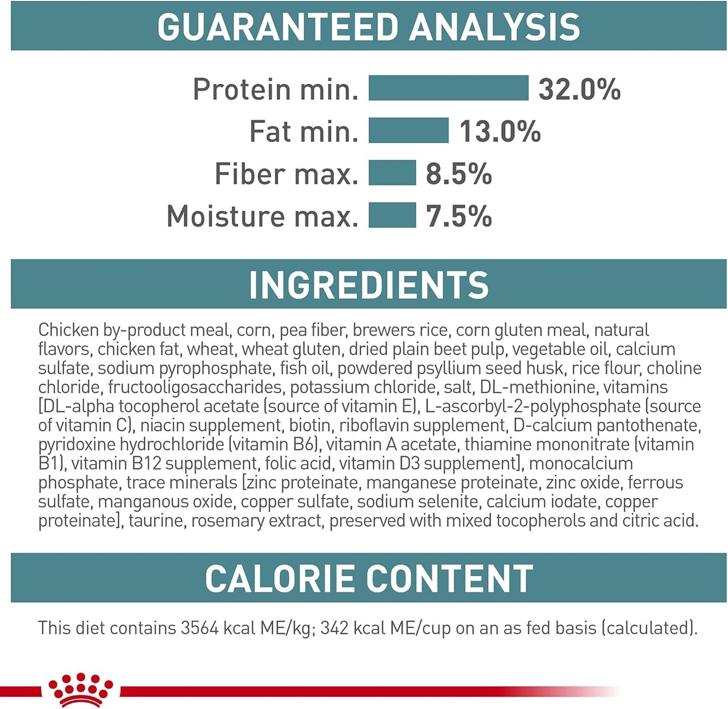 Royal Canin Feline Care Nutrition Hairball Care Adult Dry Cat Food, 3 lb Bag