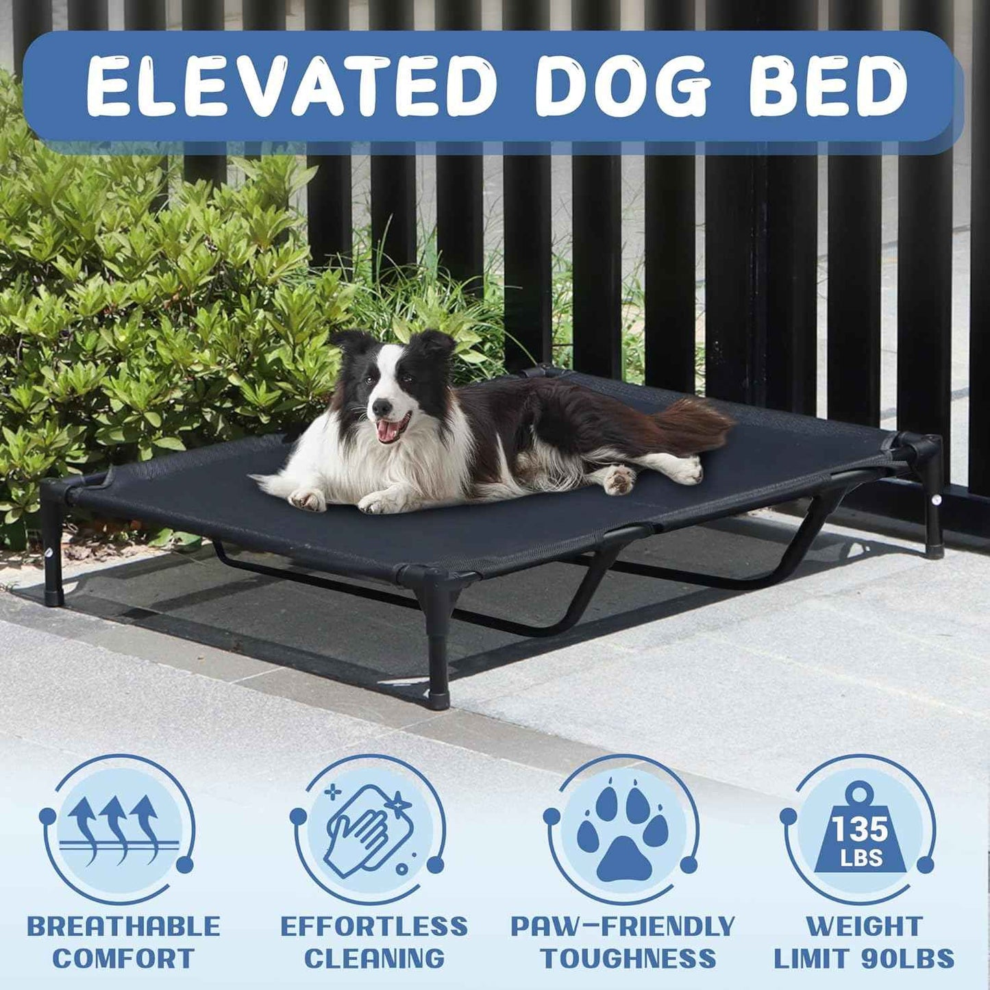 42" Dog House Outdoor for Extra Large Dogs