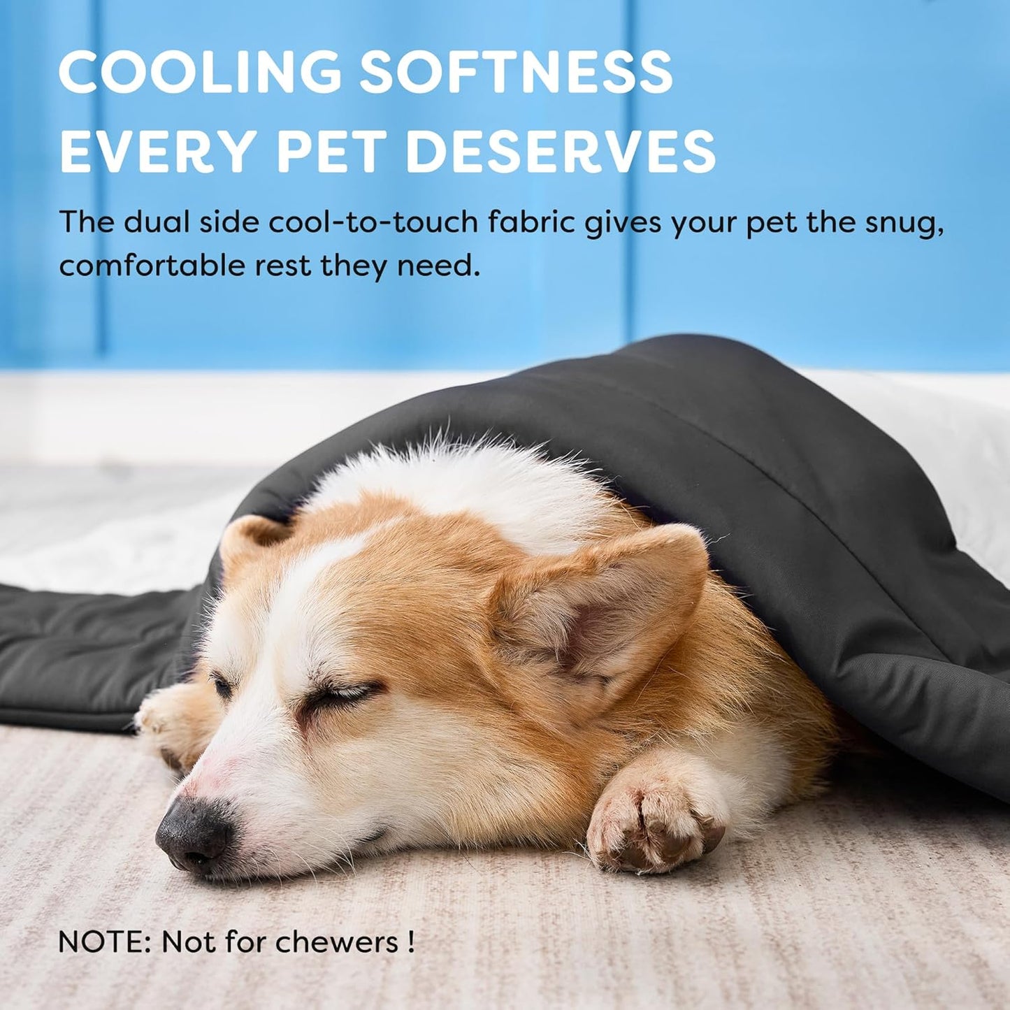 Dog Cooling Blanket, Reversible Pet Cooling Blanket for Summer, Washable Dog High Cold Pads Mat, for Couch Protector Bed Cover