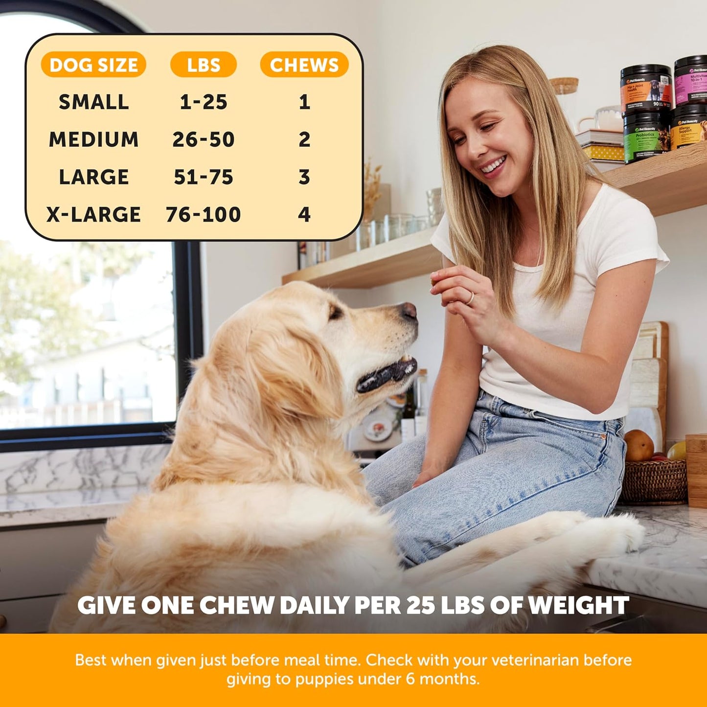 Pet Honesty Dog Allergy Itch Relief - Maximum Strength Itch Supplement with Probiotics for Dogs - Immune Support & Skin Relief for Seasonal Allergies - Natural Itchy Skin Paw Relief - (Chicken, 90 Ct)