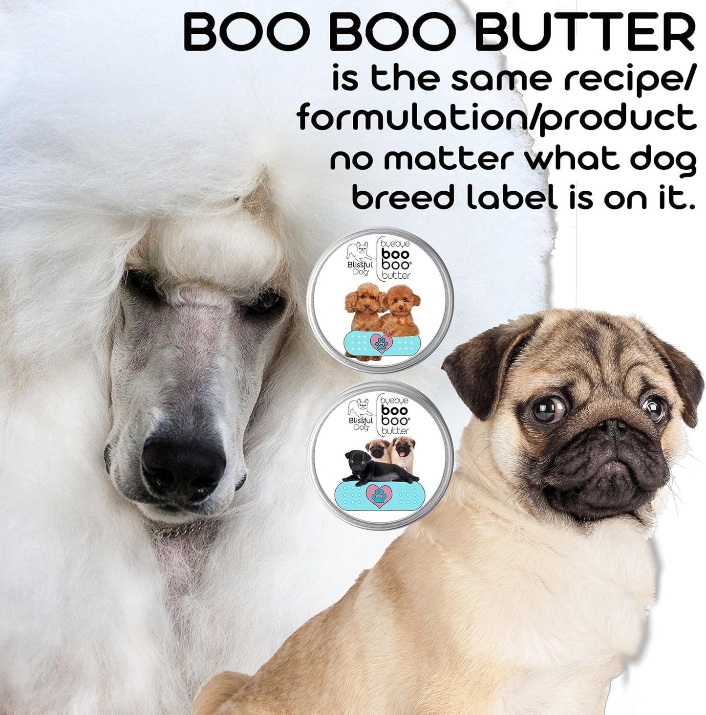 The Blissful Dog 2 oz TIN Great Pyrenees Booboo Butter