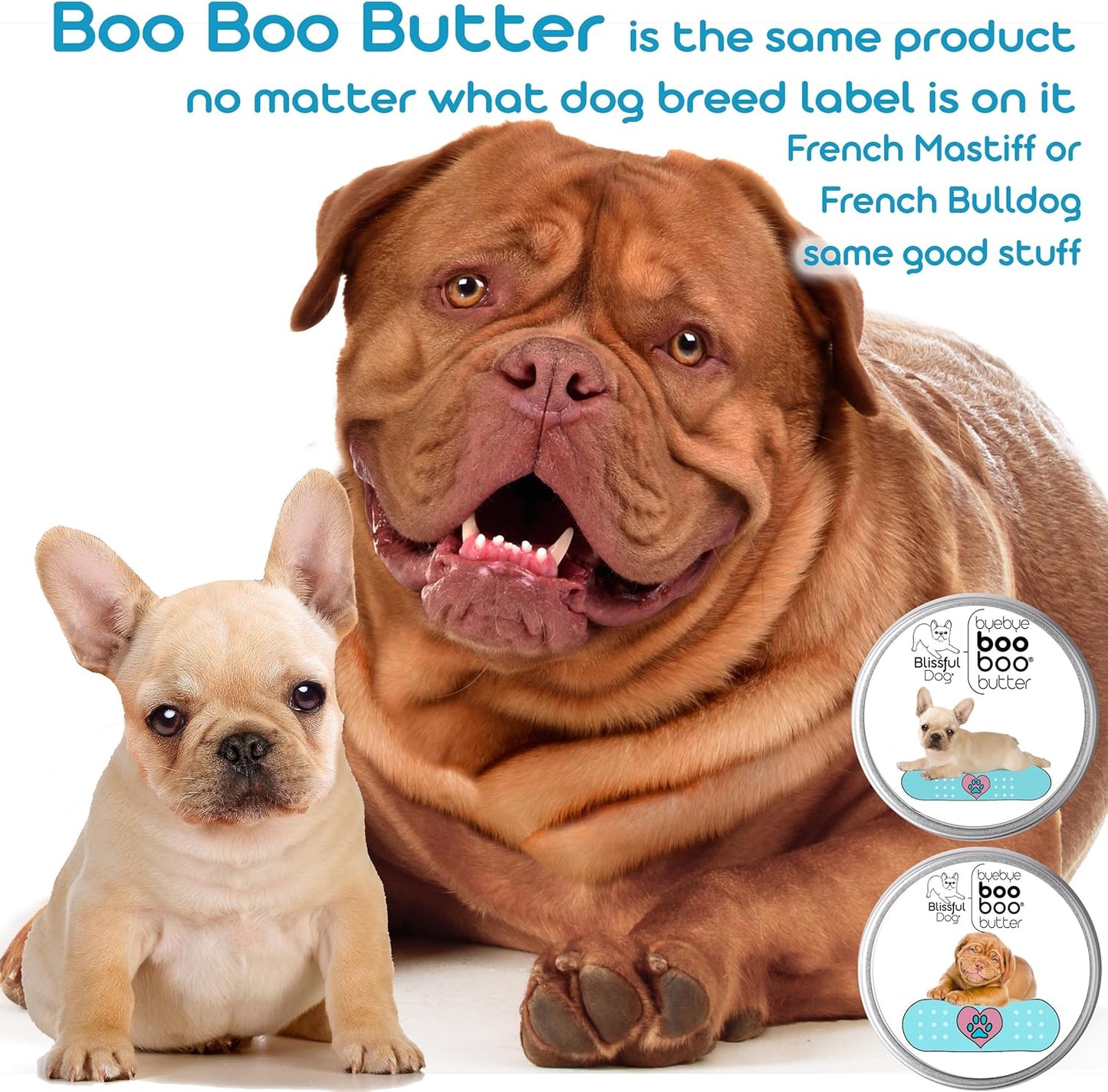 The Blissful Dog 8 oz TIN Basset Hound Booboo Butter